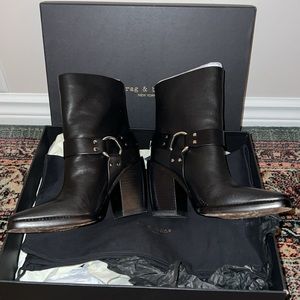 COPY - Rag & Bone Black Western Style Boots